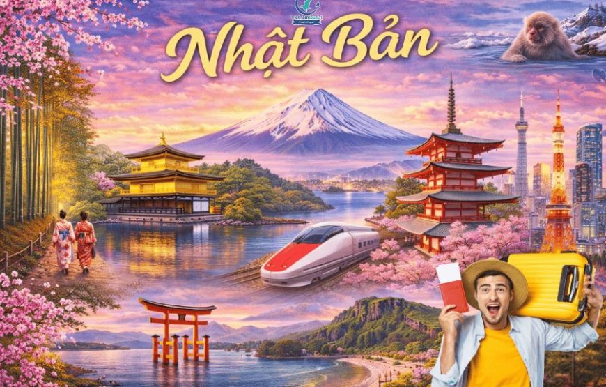 NHẬT BẢN 5N4Đ: TOKYO – NÚI PHÚ SĨ – CÔNG VIÊN DISNEYLAND