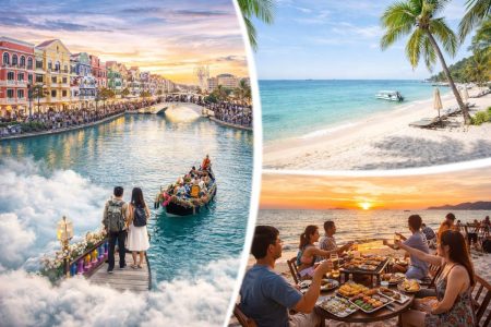 [HD – TOUR LỄ 30/4] PHÚ QUỐC – GRAND WORLD – BBQ NGẮM HOÀNG HÔN 3N2Đ